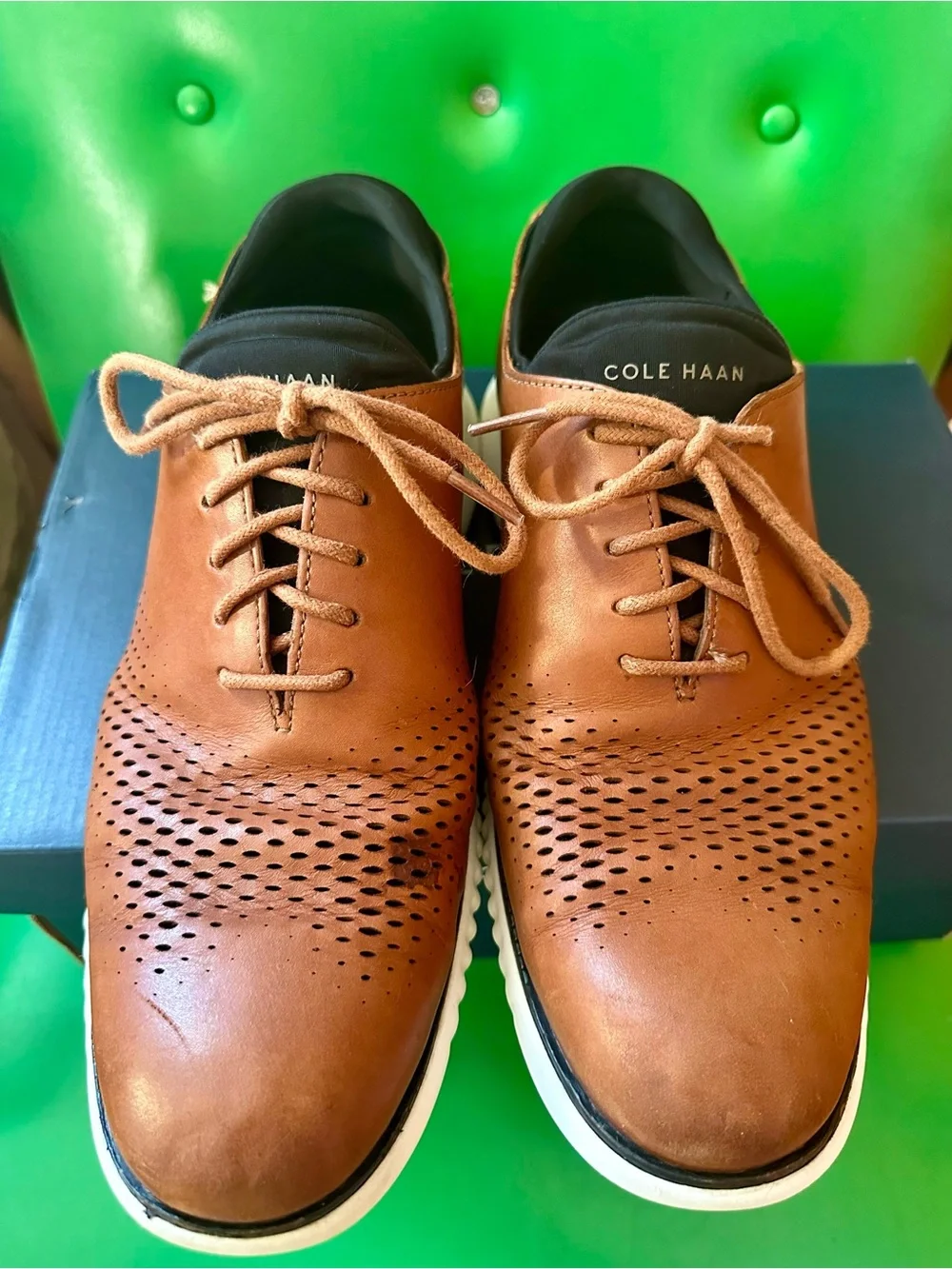 Cole Haan brown leather